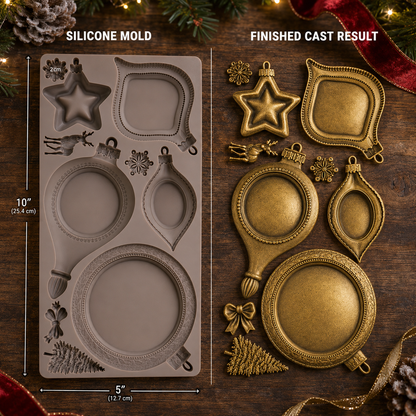 🎄 HOLIDAY 49% OFF ⛄ NOEL ELEGANCE Baubles - Silicone Molds for Christmas Crafts