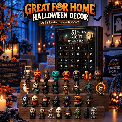🎃 EARLY HALLOWEEN SALE 49% OFF 🔥 Halloween 31-Night Mystery Countdown Box