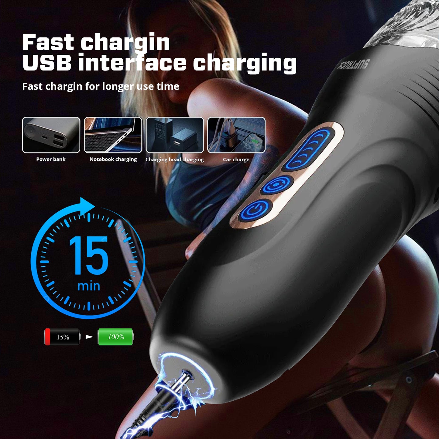 2025 Limited 70% OFF 🔥 FLUX-X Suptruck™ Deep Pulse Suction & Sensual Vibration Stroker with 10 Modes