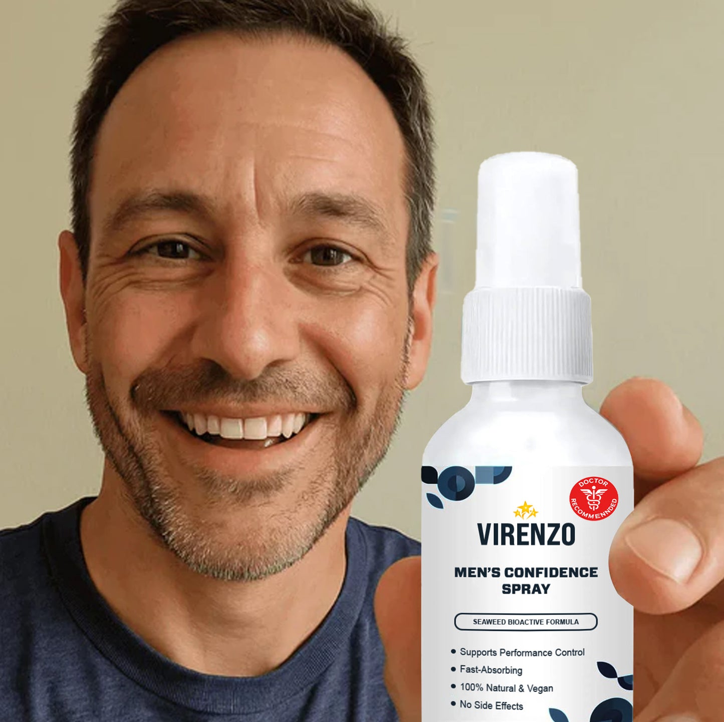 💪 2026 New VIRENZO Men’s Confidence Spray 🔥 Effects within 43s