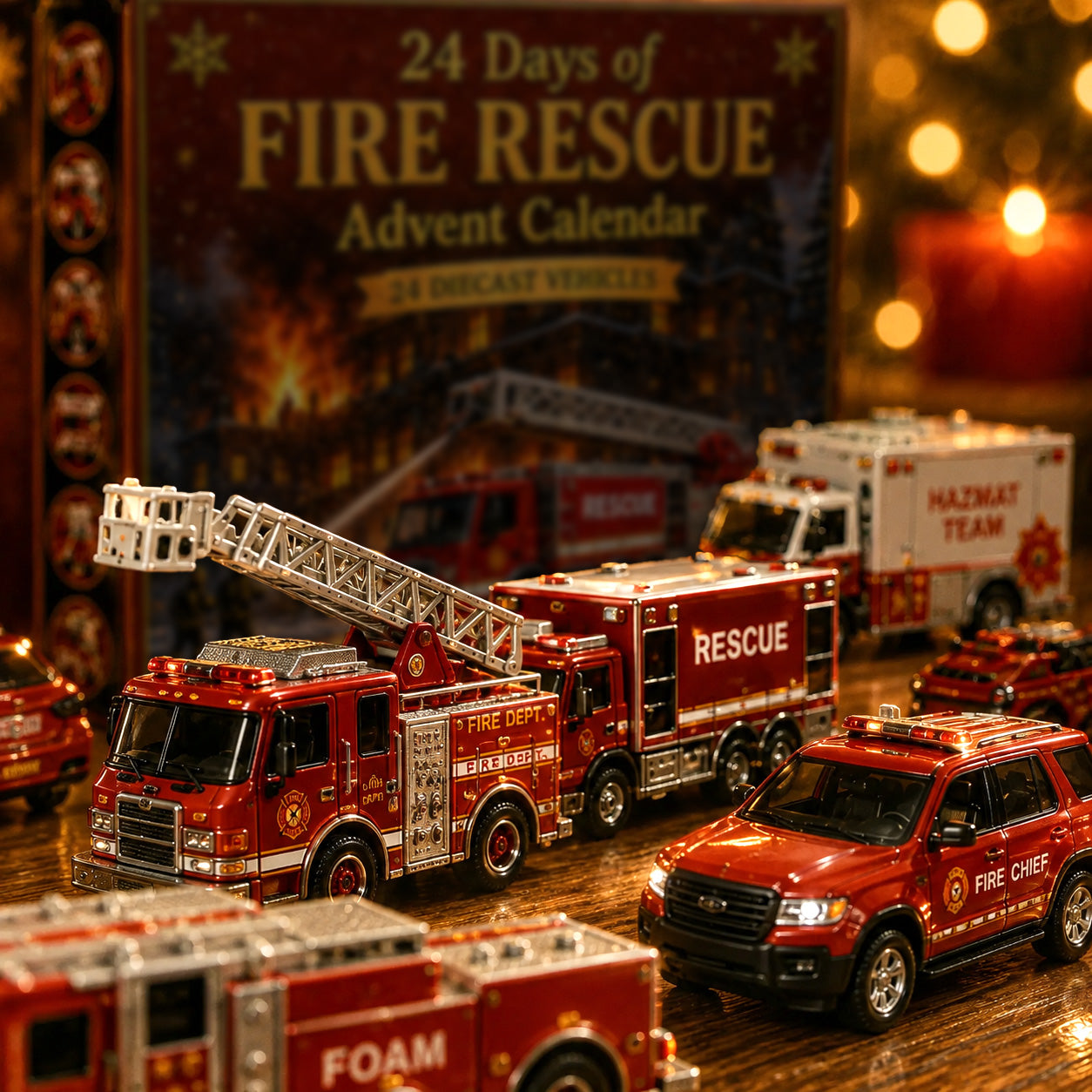 🎄 Early Christmas 49% OFF 🚒 2026 Christmas Fire Rescue - 24 Days Of Fire Rescue Surprises 🎁