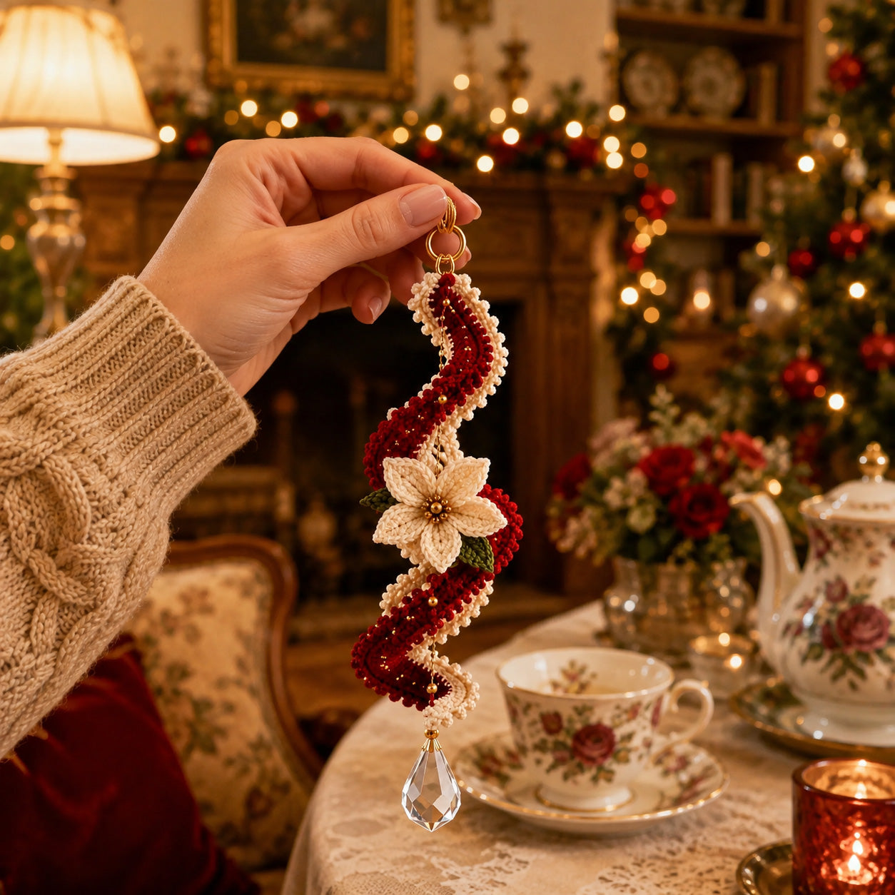 🎄 Early Christmas 49% OFF ✨ Crochet Spiral Snowman Ornament Pattern DIY Kit
