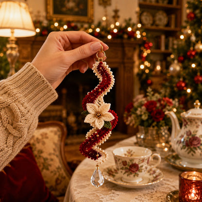 🎄 Early Christmas 49% OFF ✨ Crochet Spiral Snowman Ornament Pattern DIY Kit