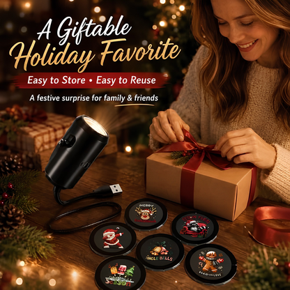 🎄 HOLIDAY SALE 50% OFF 🎃 Plug-n-Play HD Scene Projector ✨