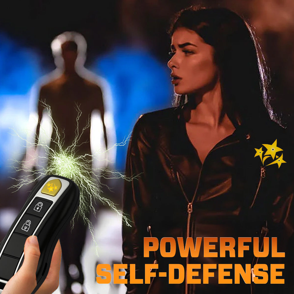 🛡️ 2025 Safety Alert 75% OFF ⚡️ SAFION V57 Stun Flashlight Car Key🔥Protection Anytime, Anywhere