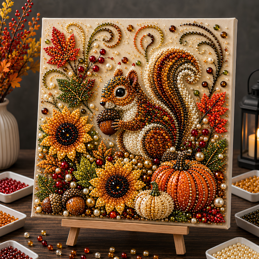 🔥 HOLIDAY SALE 49% OFF ✨ Harvest Holiday 3D Pearl Art DIY Kit