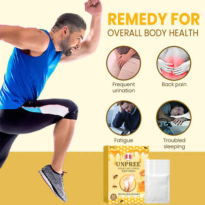 Unpree™ Bee Venom Kidney Foot Patch - Detox and Revitalize Naturally