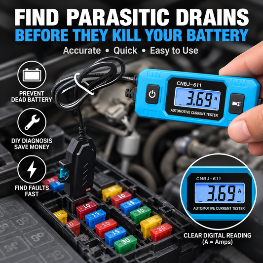 ⚡ Find Electrical Faults FAST 🚗 2026 NEW Portable Automotive Fuse Current Tester for Car