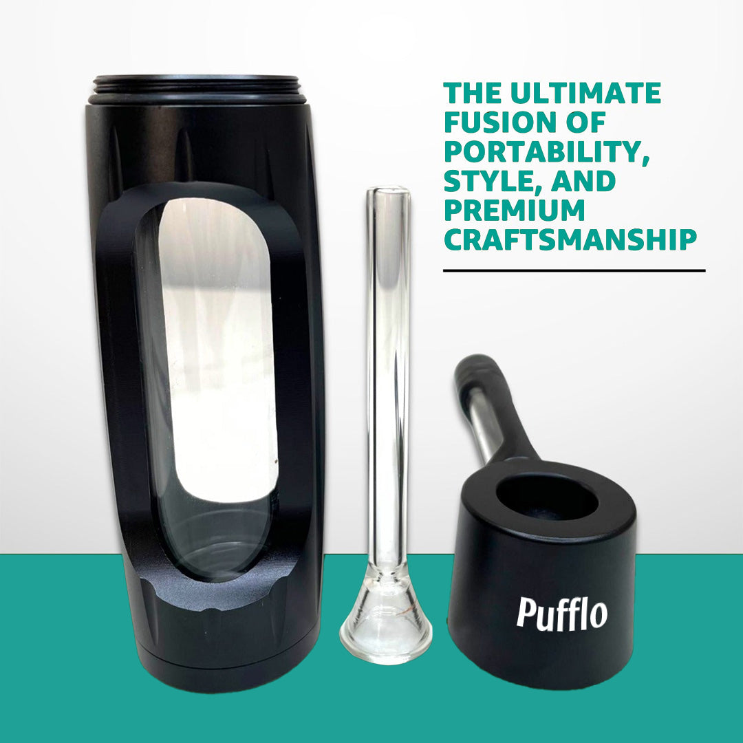 Pufflo™ Pure Flavor Smoking Bottle. Clean Taste. Filtered Draw.