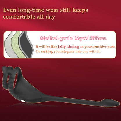 🔥 Hot Sale 70% OFF 💪 ViroX 3in1 Prostate & Ring Control Massager