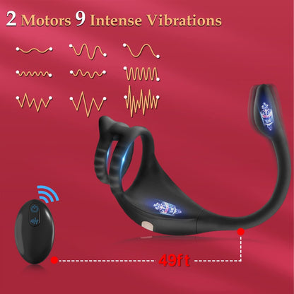 🔥 Hot Sale 70% OFF 💪 ViroX 3in1 Prostate & Ring Control Massager