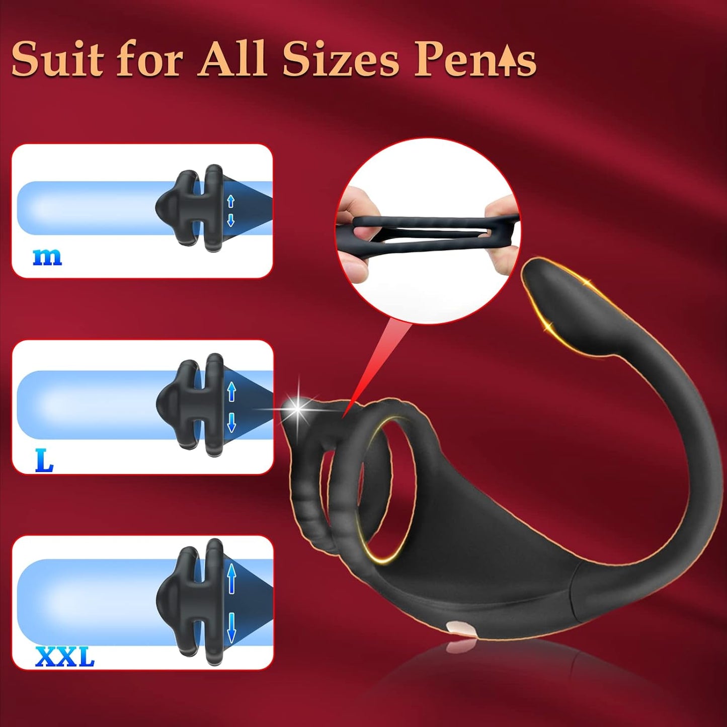 🔥 Hot Sale 70% OFF 💪 ViroX 3in1 Prostate & Ring Control Massager