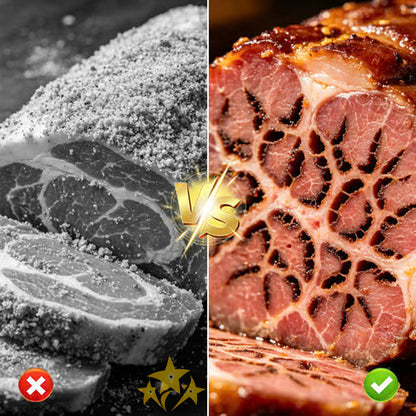 🥩 Special Offer 50% OFF 💥 Professional Spring-Loaded Stainless Steel Meat Tenderizer Tool