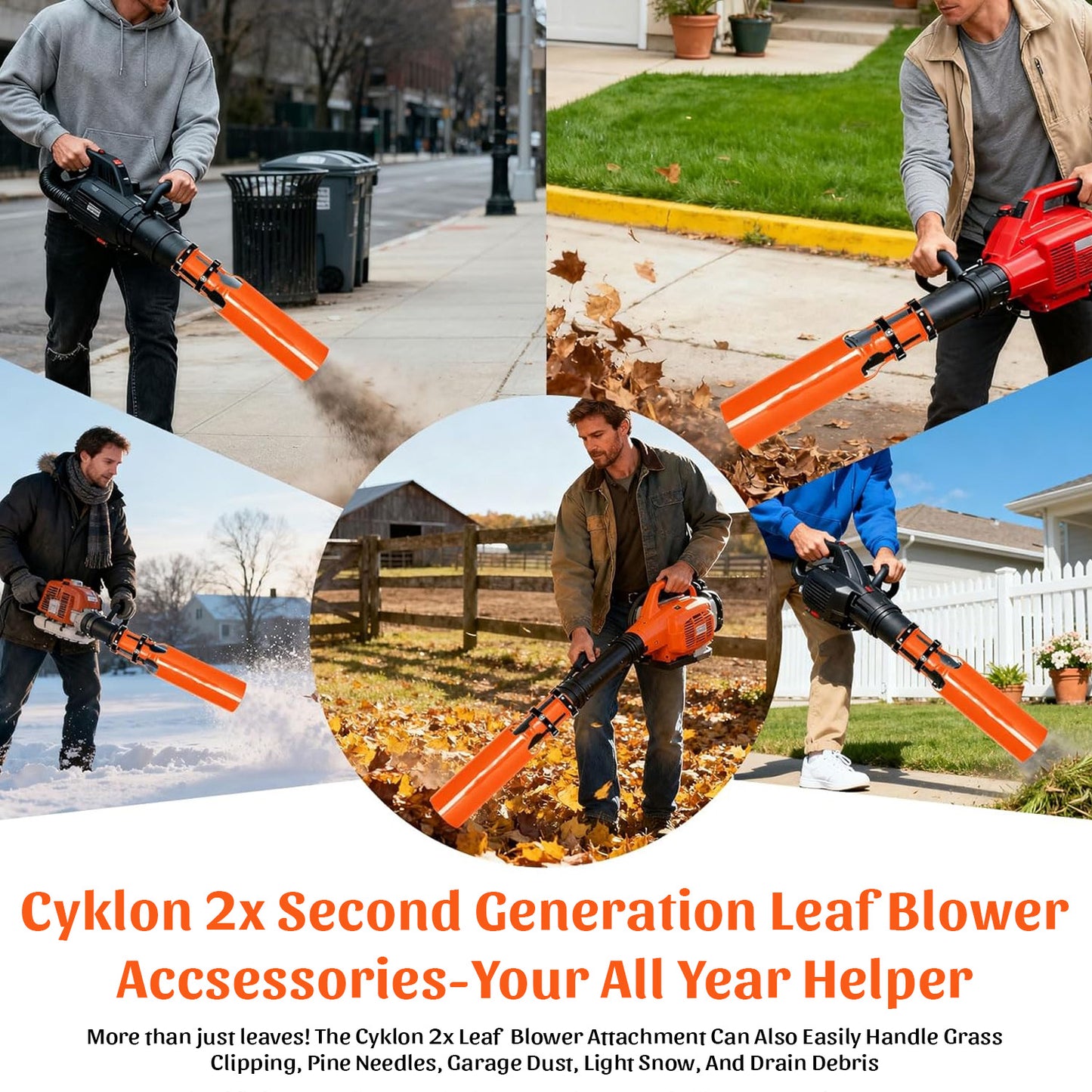 ❄️ Early Christmas Sale 70% OFF 💨 2026 CYKLON2X Blower Air Booster ⚡ Instantly Double Your Blower Power!