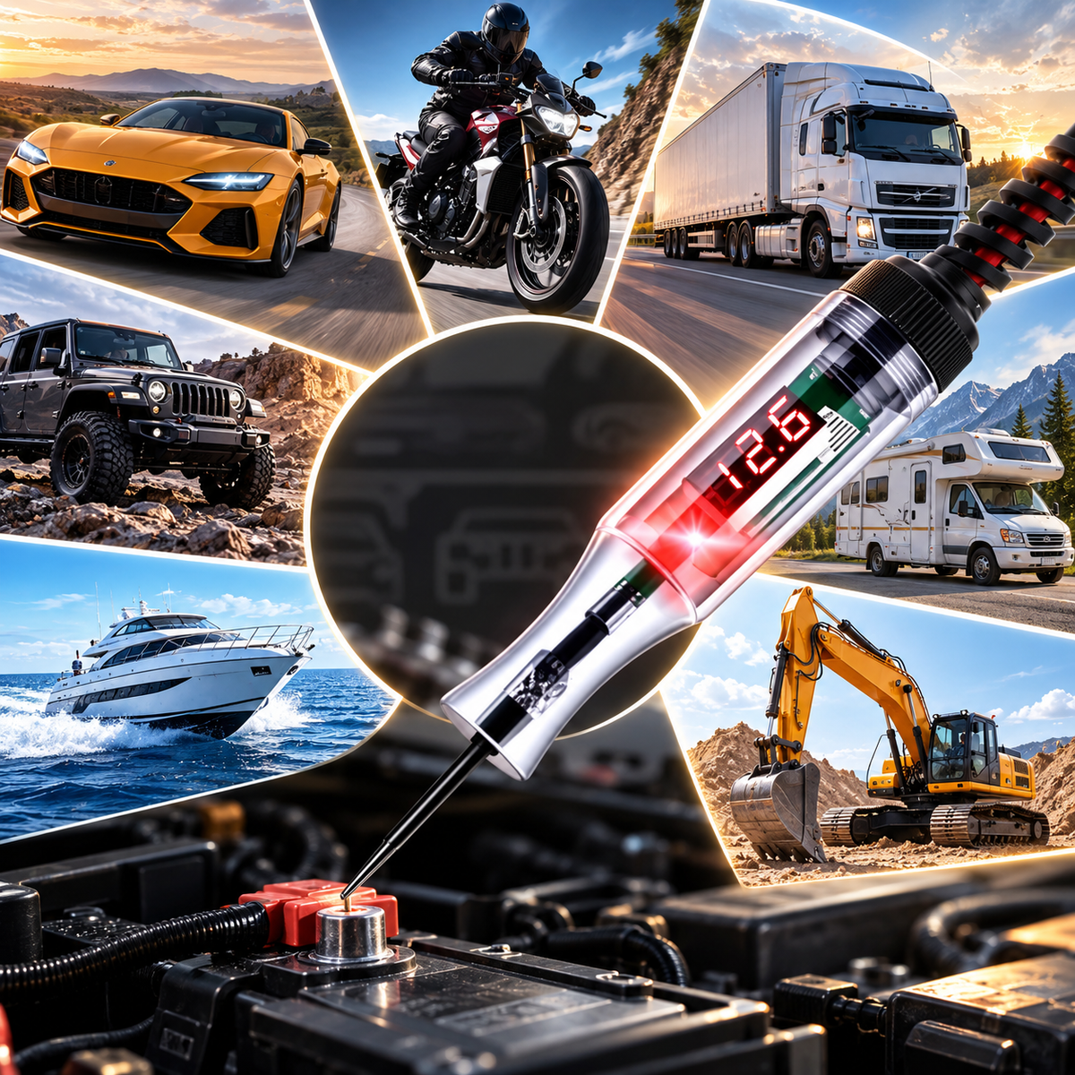 ⏰ LIMITED-TIME 49% OFF 🔥 Automotive Circuit Tester Pen (3V-120V)