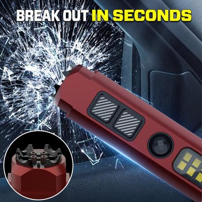 2026 Upgraded GuardX™ Tactical 5in1 Stun Survival Flashlight ⚡ One Tool, Total Protection