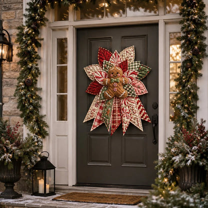 🎄 HOLIDAY 49% OFF ⛄ Festive Quilted Christmas Door Hanging DIY Sewing Kit