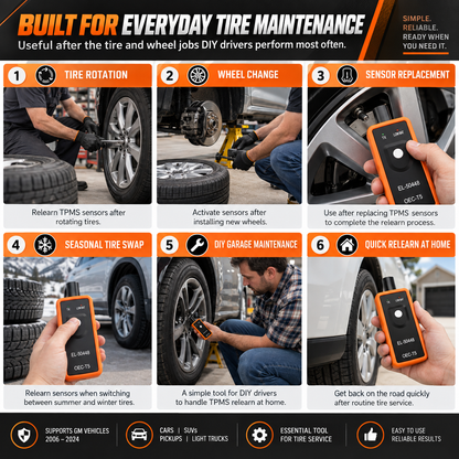 💥 LIMITED OFFER 49% 📟 OFF TPMS Relearn Tool - Tire Pressure Monitoring System Activation Tool for GM Vehicles