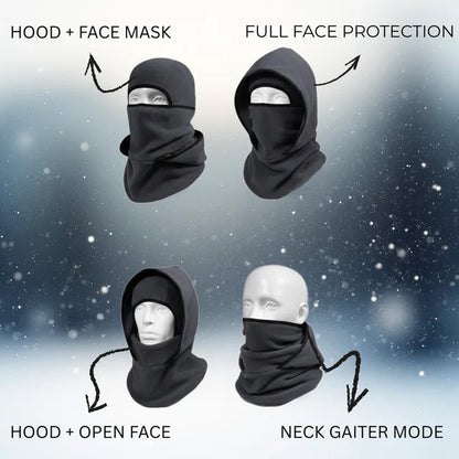 🎄 Christmas Sale 70% OFF ❄️ FancyStar™ 4-in-1 Thermal Balaclava Winter Hat (Mask, Neck & Ears Warmer)