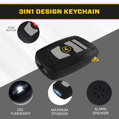 🛡️ 2025 Safety Alert 75% OFF ⚡️ VOLTIC V77 3in1 Stun & Flashlight & Alarm Car Keychain