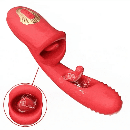 Vanessa - Suptruck Rose Erotica Tapping & Slapping Mouth Biting Vibrators with G Spot Stimulator