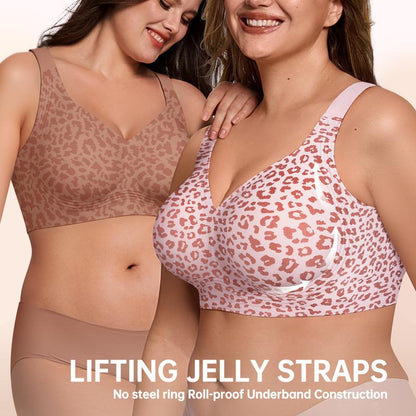 LAST DAY 49% OFF 💃 Wireless Supportive Jelly Bra – Seamless Comfort for Plus Size