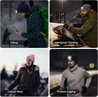 ❄️ EARLY CHRISTMAS 49% OFF 🔥 Rechargeable LED Beanie Hat (Unisex)