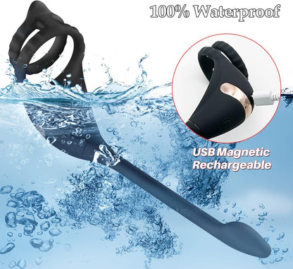 🔥 Hot Sale 70% OFF 💪 ViroX 3in1 Prostate & Ring Control Massager