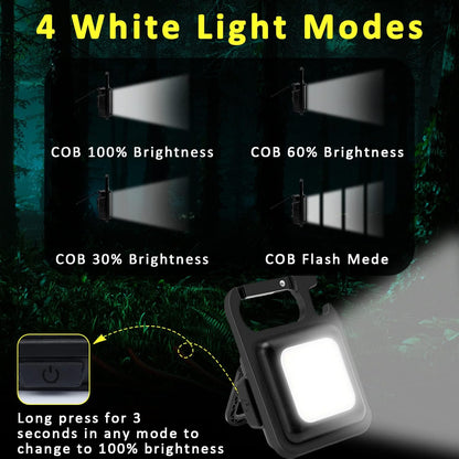 🌲Early Christmas 49% OFF ✨ Mini Rechargeable COB Keychain Work Light