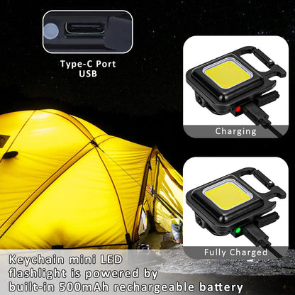 🌲Early Christmas 49% OFF ✨ Mini Rechargeable COB Keychain Work Light