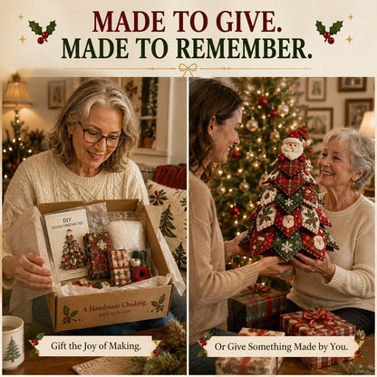 ☃️ LAST DAY 59% OFF 🎄 6 DIY Quilted Christmas Tree Kit