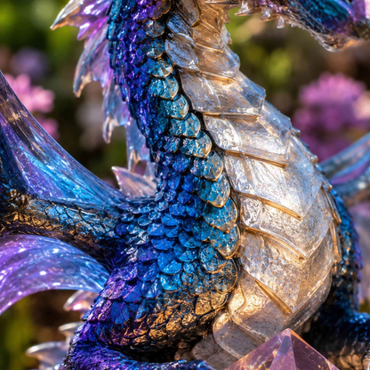 ⏰ LIMITED-TIME 49% OFF 🔥 Amethyst Crystal Dragon Solar Garden Light