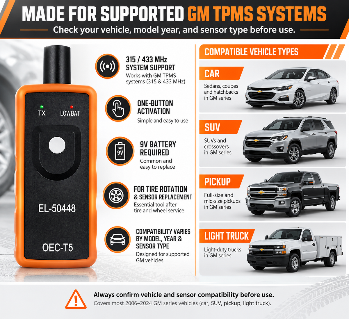 💥 LIMITED OFFER 49% 📟 OFF TPMS Relearn Tool - Tire Pressure Monitoring System Activation Tool for GM Vehicles