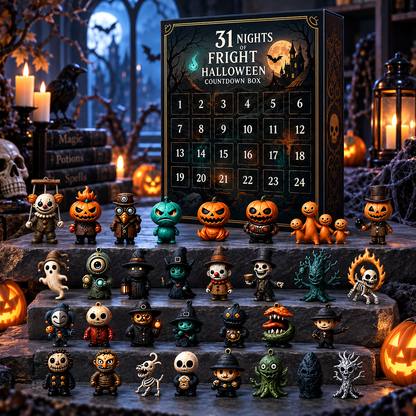 🎃 EARLY HALLOWEEN SALE 49% OFF 🔥 Halloween 31-Night Mystery Countdown Box
