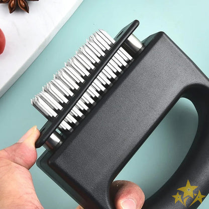 🥩 Special Offer 50% OFF 💥 Professional Spring-Loaded Stainless Steel Meat Tenderizer Tool