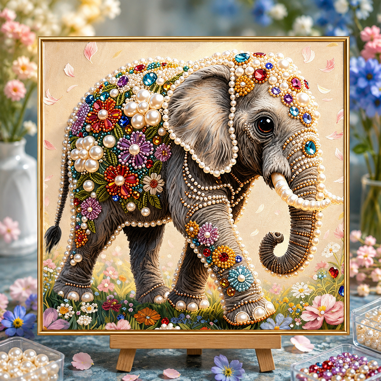 🔥 EARLY CHRISTMAS SALE 49% OFF 🐴 5D Wildlife DIY Pearl Painting Art Kit