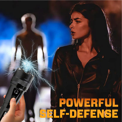 💥 2026 Upgrade 75% OFF ️🔦 SUPTRUCK™ VoltGuard X95 2in1 Stun Flashlight ⚡ Light in Dark, Power in Danger
