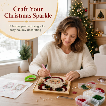 ❄️ EARLY CHRISTMAS SALE 49% OFF 🎄 Christmas DIY Diamond Pearl Art Kit ✨