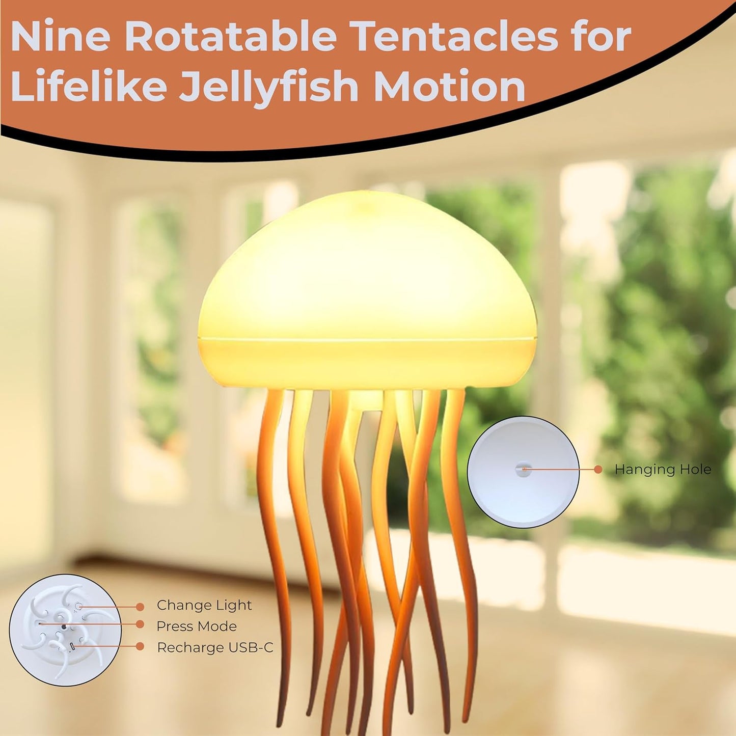 Flash Sale 70% OFF ✨ Aurora™ Floating Jellyfish Mood Light Lamp