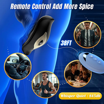 💥 2025 Limited 70% ️OFF 🍆 BLOOMEX 360° Thrusting & Flapping Suptruck Vibrator