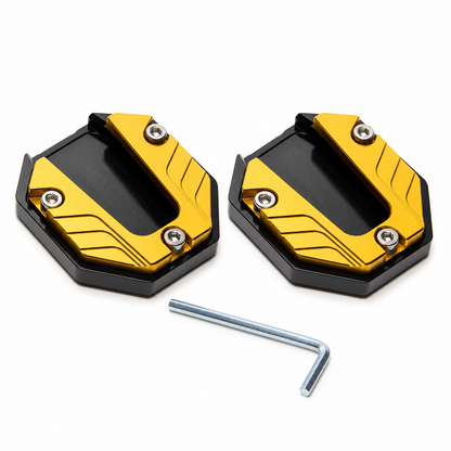 🔥2026 HOT DEAL 70% OFF🔧 SET 2 Motorcycle Kickstand Foot Side Stand Extension Pads