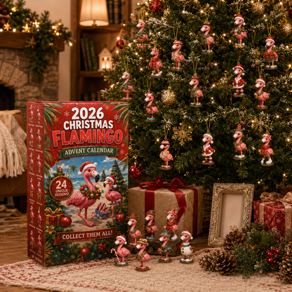 ❄️ EARLY CHRISTMAS SALE 70% OFF  🦩 2026 Christmas Flamingo Advent Calendar ❄️ 24 Days of Cute Surprises, Collectible Fun & Christmas Magic