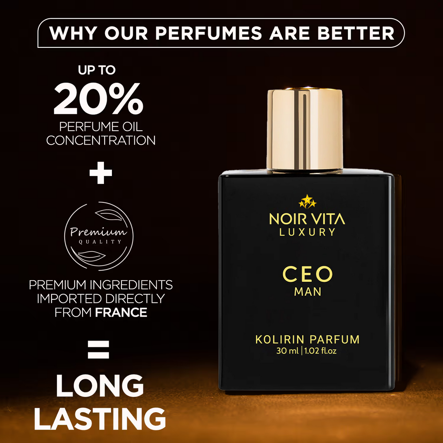 ❄️ Christmas Sale 70% ️OFF 🔥 KOLIRIN™ NOIR VITA Luxury Men Parfum