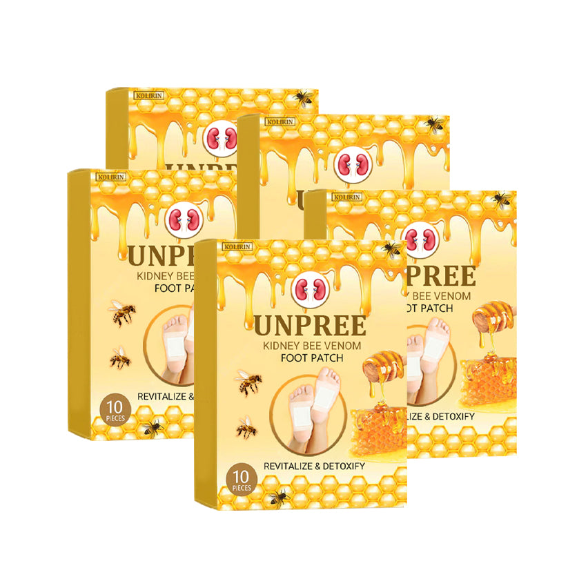 Unpree™ Bee Venom Kidney Foot Patch - Detox and Revitalize Naturally