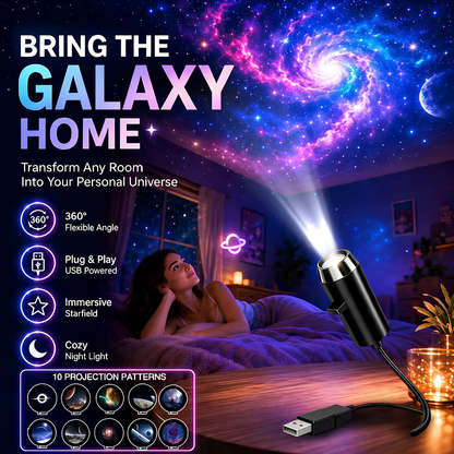 🎄 HOLIDAY SALE 50% OFF 🎃 Plug-n-Play HD Scene Projector ✨