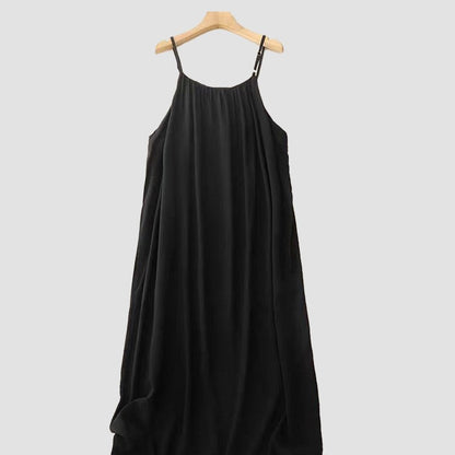 ✨ Adjustable Elegance ✨ Spaghetti Strap Open Back Maxi Dress