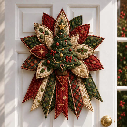 🎄 HOLIDAY 49% OFF ⛄ Festive Quilted Christmas Door Hanging DIY Sewing Kit