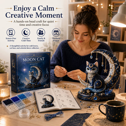 ✨ EARLY CHRISTMAS SALE 70% OFF 🌙 7 Moonlight Celestial Guardians 3D Bead Art DIY Kit
