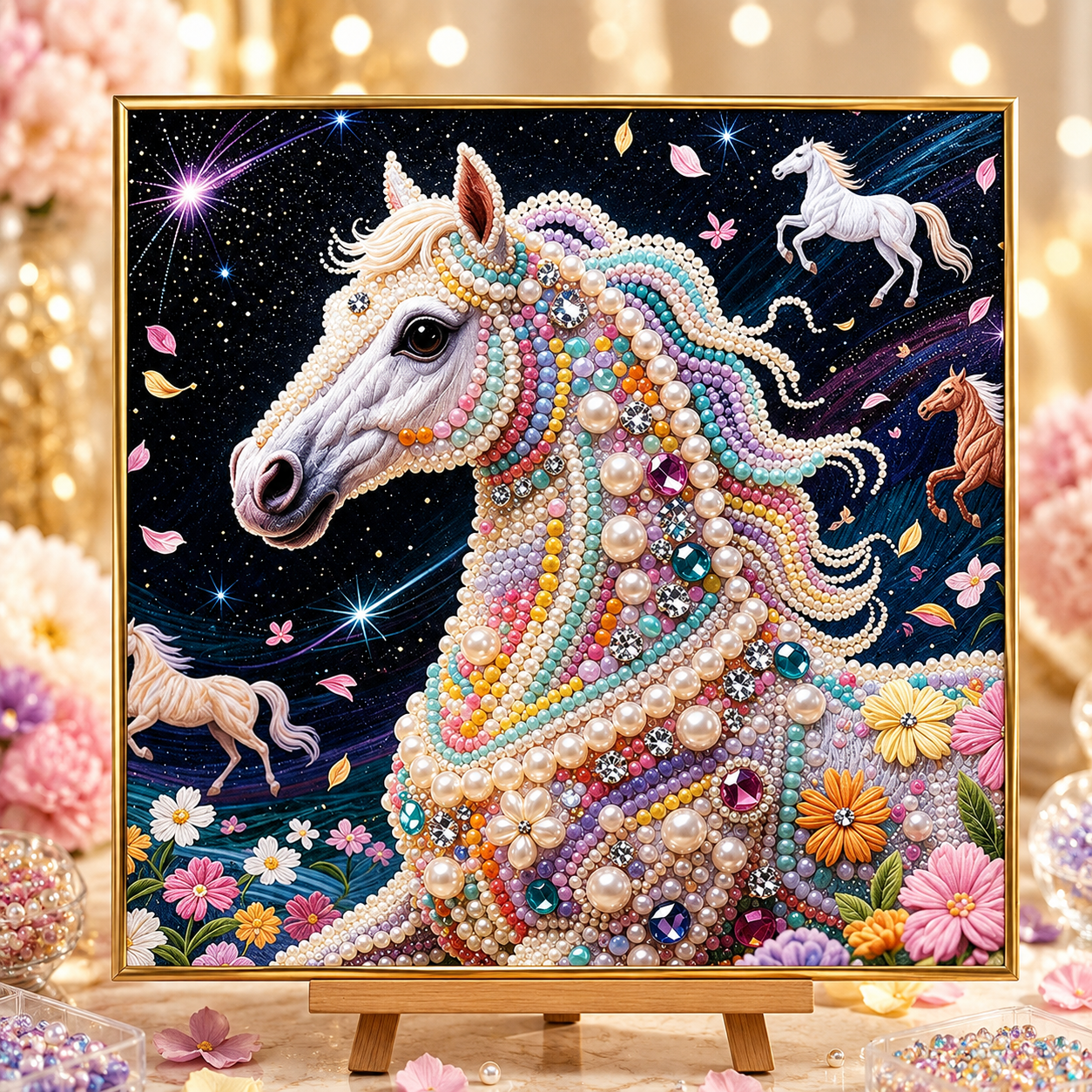 🔥 EARLY CHRISTMAS SALE 49% OFF 🐴 5D Wildlife DIY Pearl Painting Art Kit