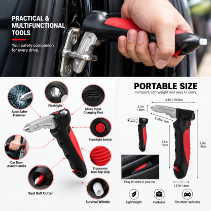 💥 LAST DAY 49% OFF 🔥 Multifunctional 5-in-1 Car Door Assist Handle